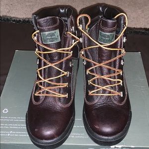 PRE-OWNED MENS HOMMES TIMBERLAND BOOTS. SIZE 8.5